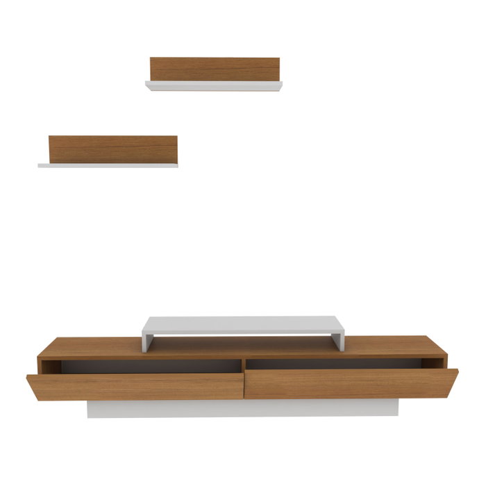 Hanah Home Lusi - Blanco, Teak Hanah Home Lusi - Blanco, Teak
